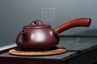 《唐羽·石瓢》宜興黃龍山紫泥實(shí)力派名家全手工收藏把玩茶具