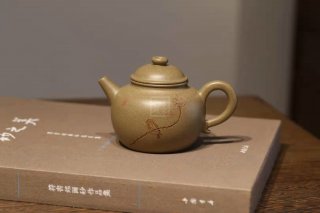 《大彬圈鈕》紫砂茶具茶壺助理工藝美術(shù)師純手工頂級(jí)青段蟹殼青