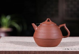 《樸雅》宜興紫砂壺原紅降坡泥全手工純手工茶壺茶具創(chuàng)新壺